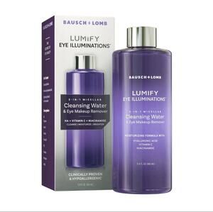 Bausch Lomb Lumify Cleansing Water & Eye Makeup Remover. 5.4 Fl Oz